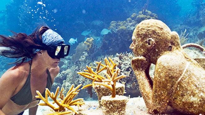 Museo Subacuático en el Caribe Mexicano